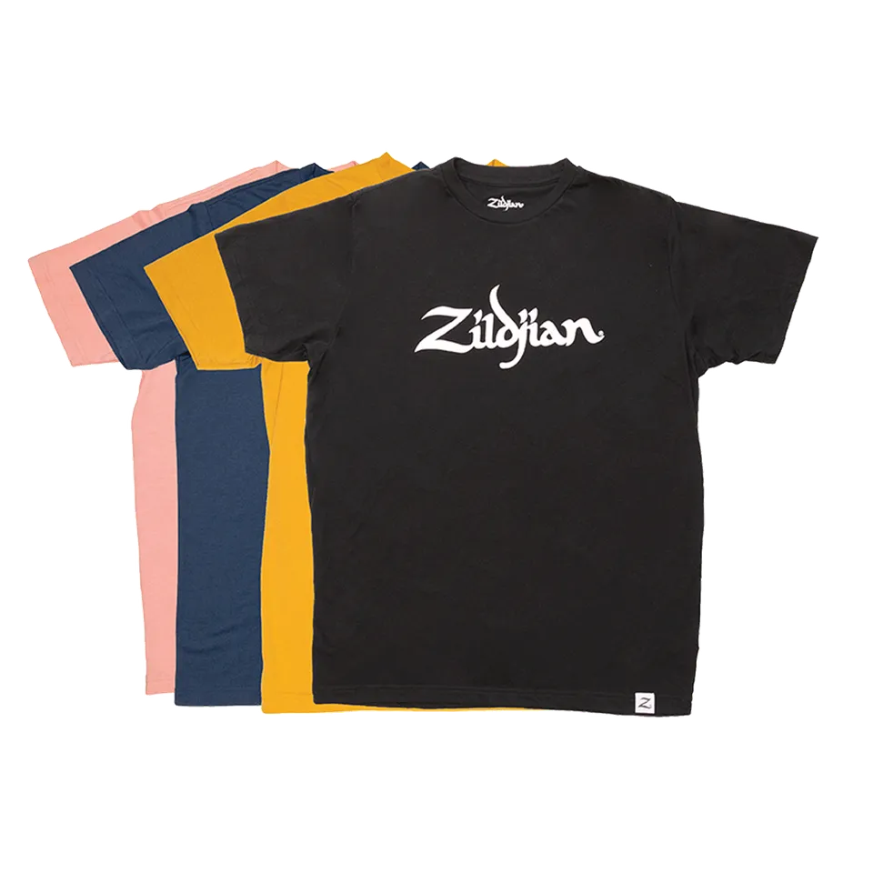 Zildjian Classic Logo Tee T-Shirt schwarz Baumwolle