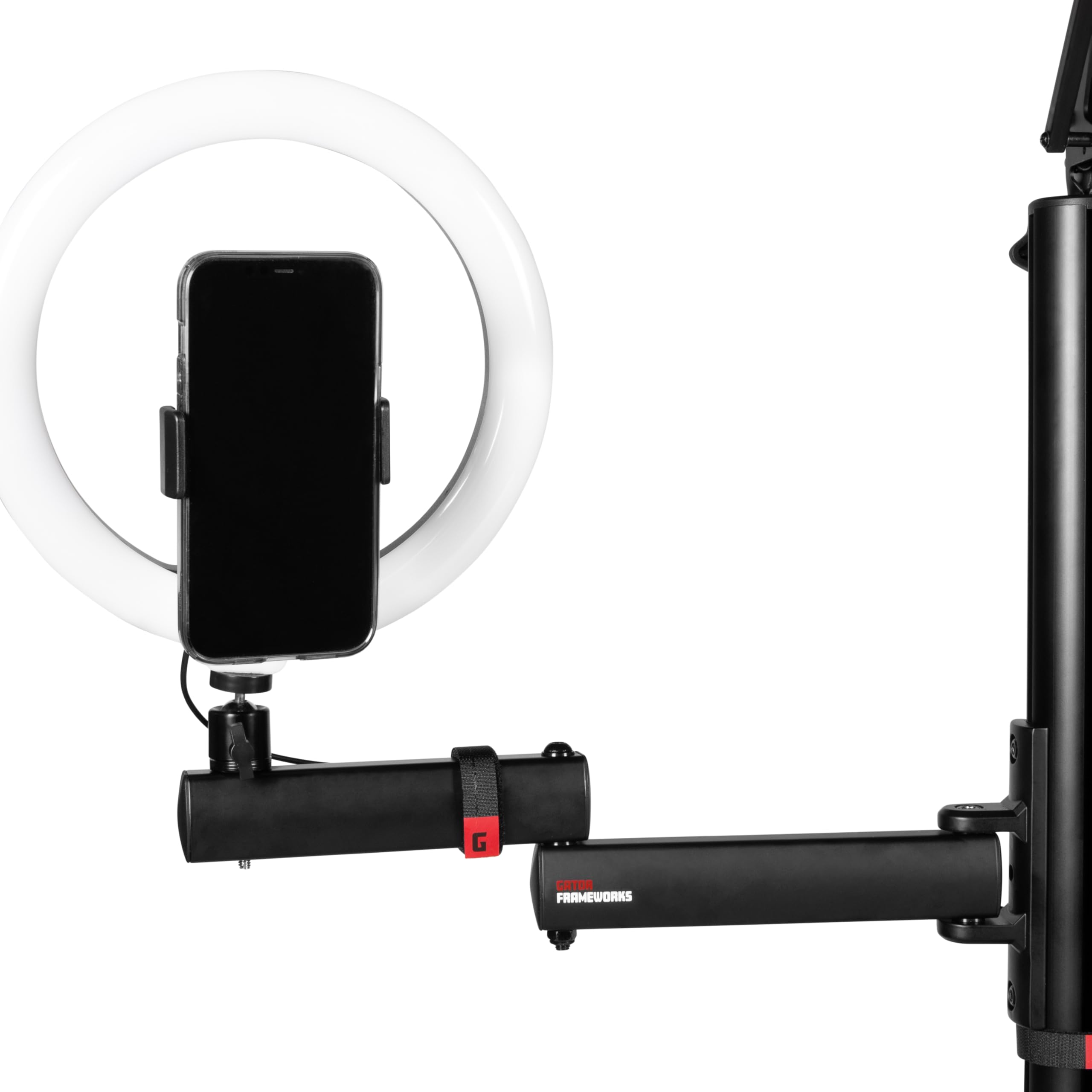 Gator Podcast Creator Tree Stativ mit Ringlicht 10 Zoll
