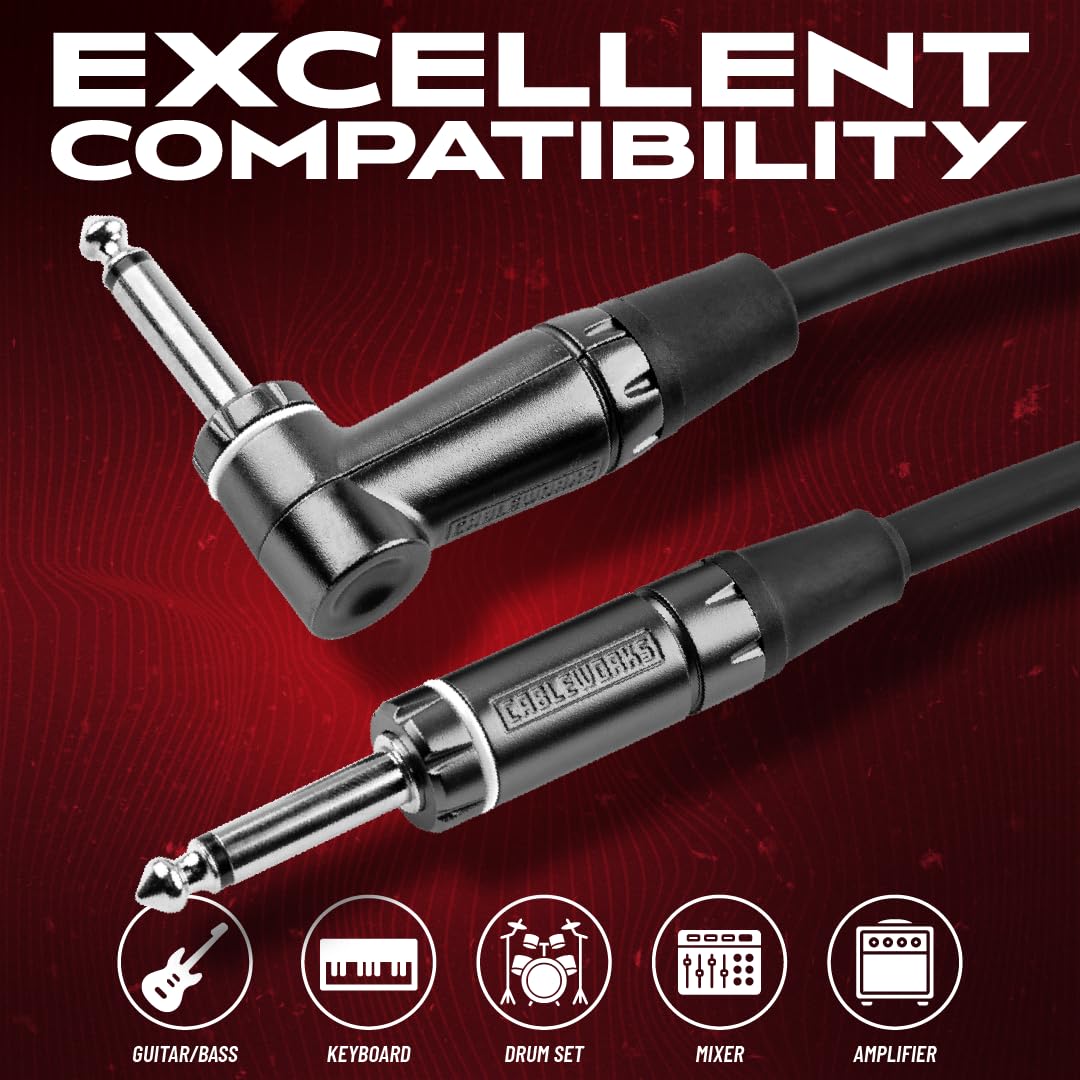 Gator Cableworks Composer Instrumentenkabel 6 m Winkel