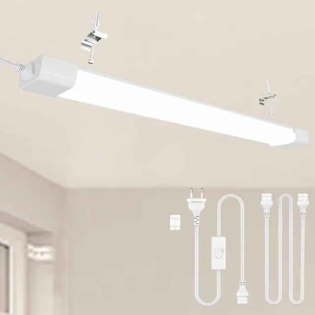 Modlicht LED Feuchtraumleuchte 120cm 36W neutralweiß