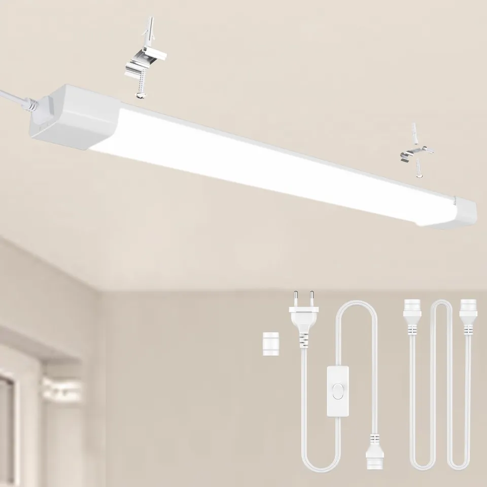 Modlicht LED Feuchtraumleuchte 120cm 36W neutralweiß