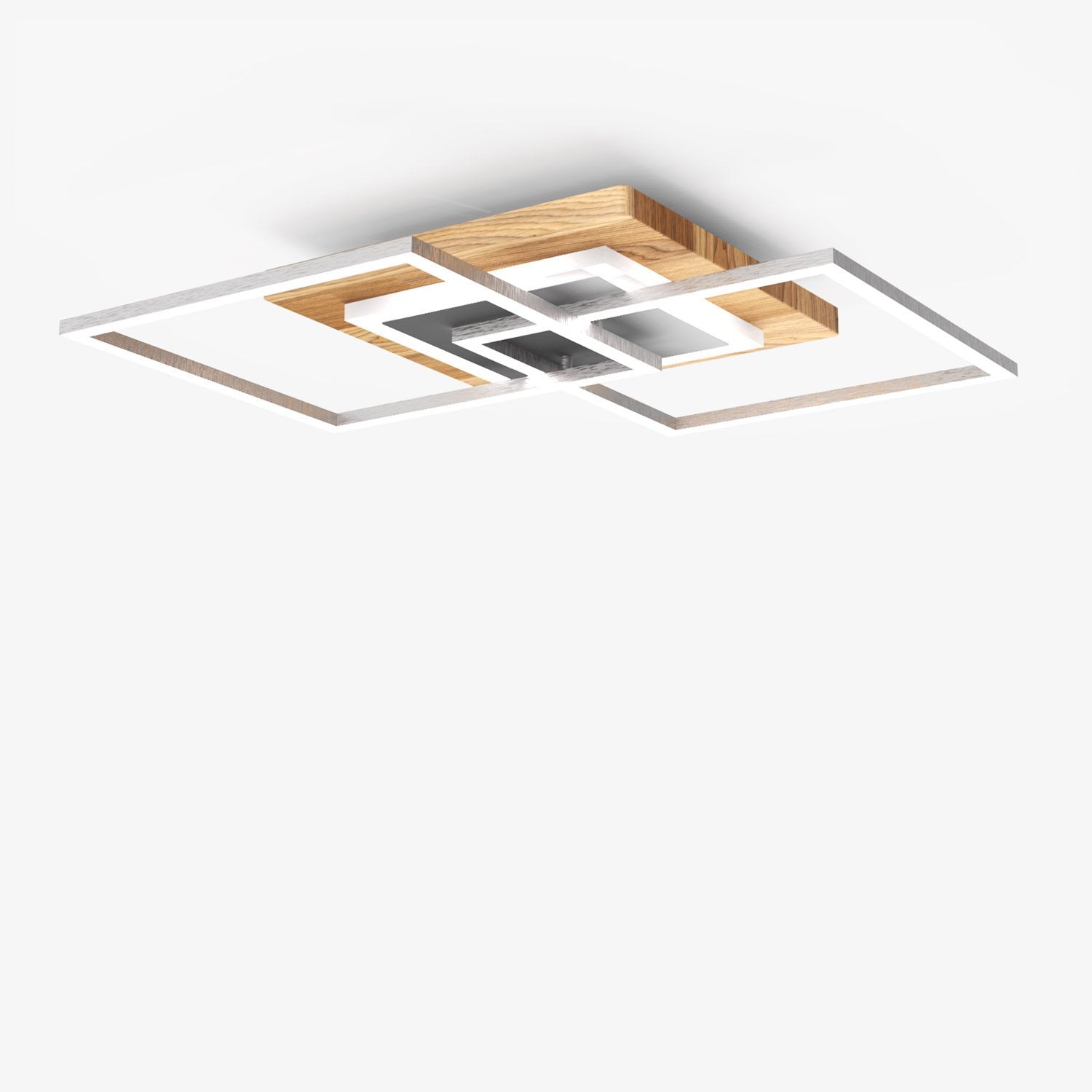 Elobra Living Panama M Deckenleuchte Eiche 40 cm dimmbar