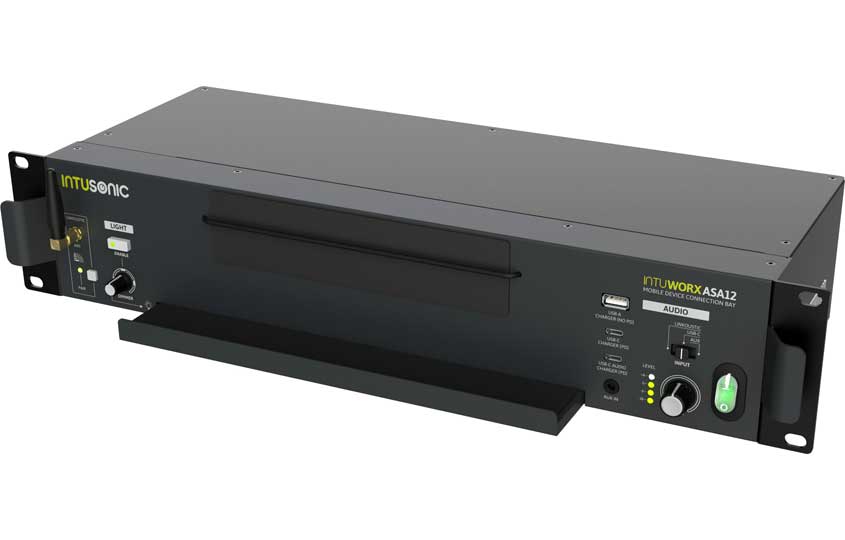 INTUSONIC INTUWORX ASA12 Anschlussfeld USB-C Klinke Funk