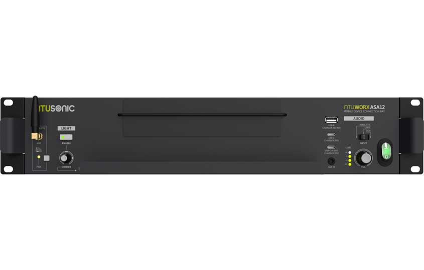 INTUSONIC INTUWORX ASA12 Anschlussfeld USB-C Klinke Funk