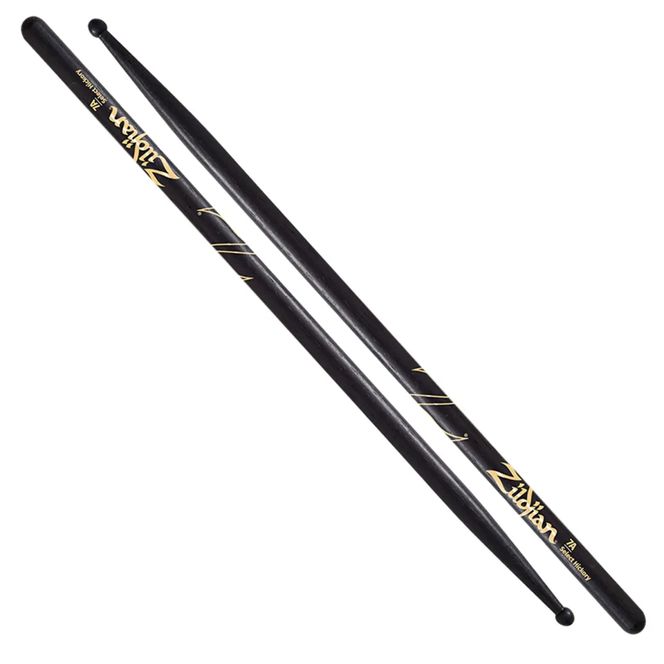 Zildjian 7A Black Drumsticks Hickory leicht