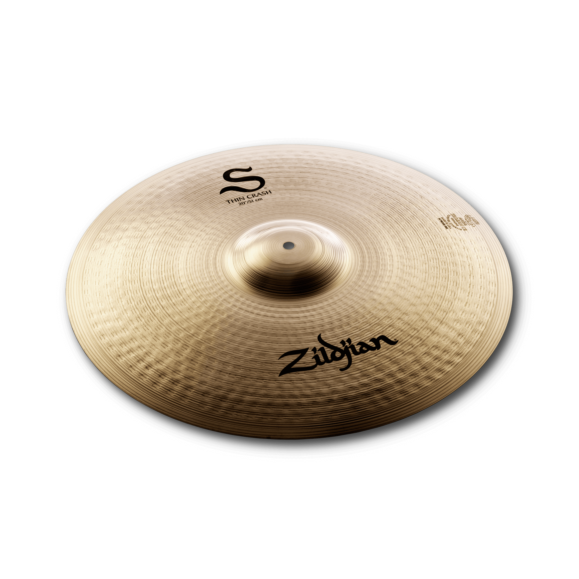 Zildjian S Family S Thin Crash Becken 16 Zoll hell