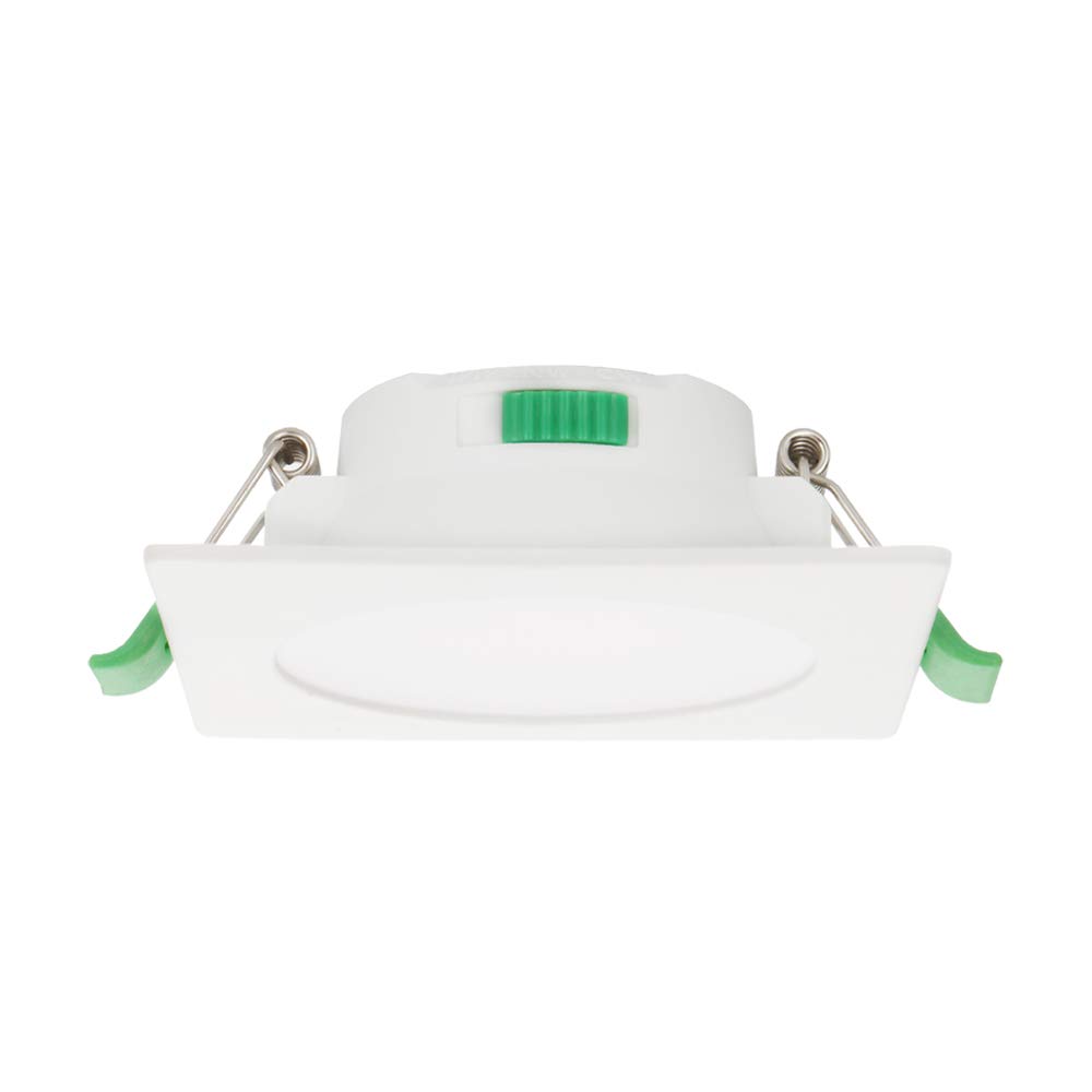 Alusso Recessed Ceiling Light 7W Einbaustrahler eckig dimmbar