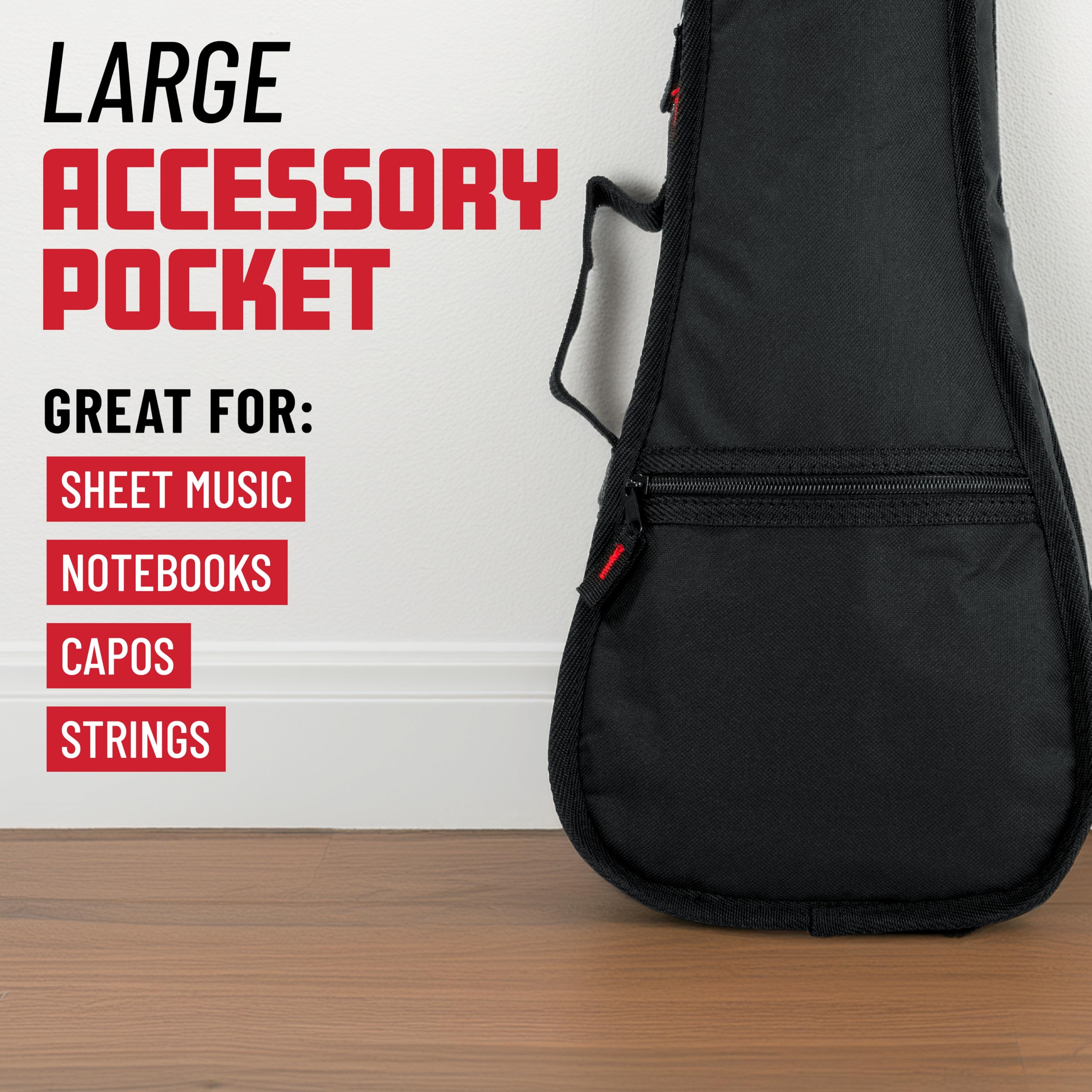 Gator GBE-UKE-SOP Gigbag Sopran Ukulele schwarz 10mm