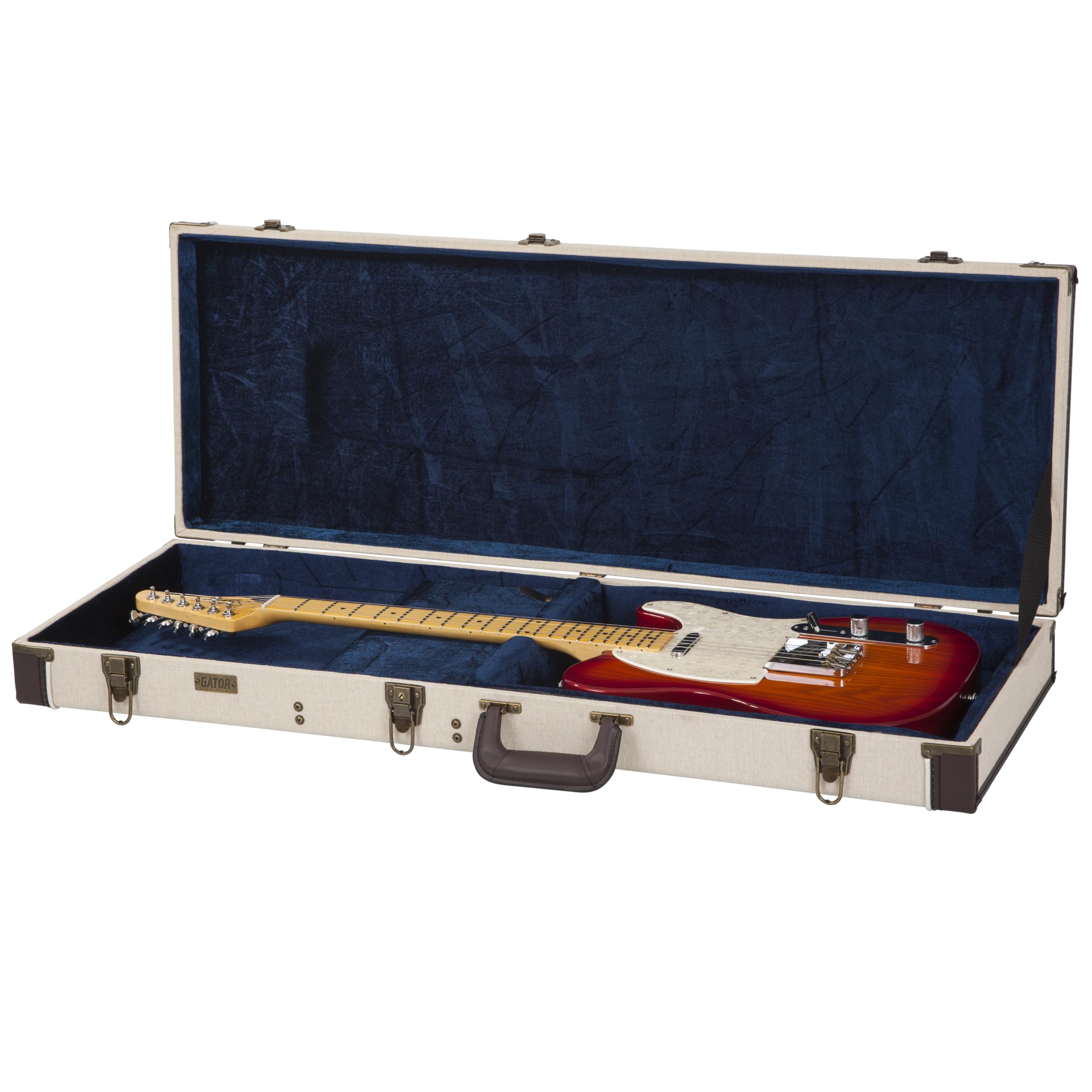 Gator Guitar GW-JM ELEC Gitarrenkoffer Beige E-Gitarre