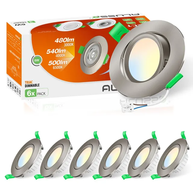 Alusso SP25 LED Einbaustrahler 230V Deckenspot 24er Set