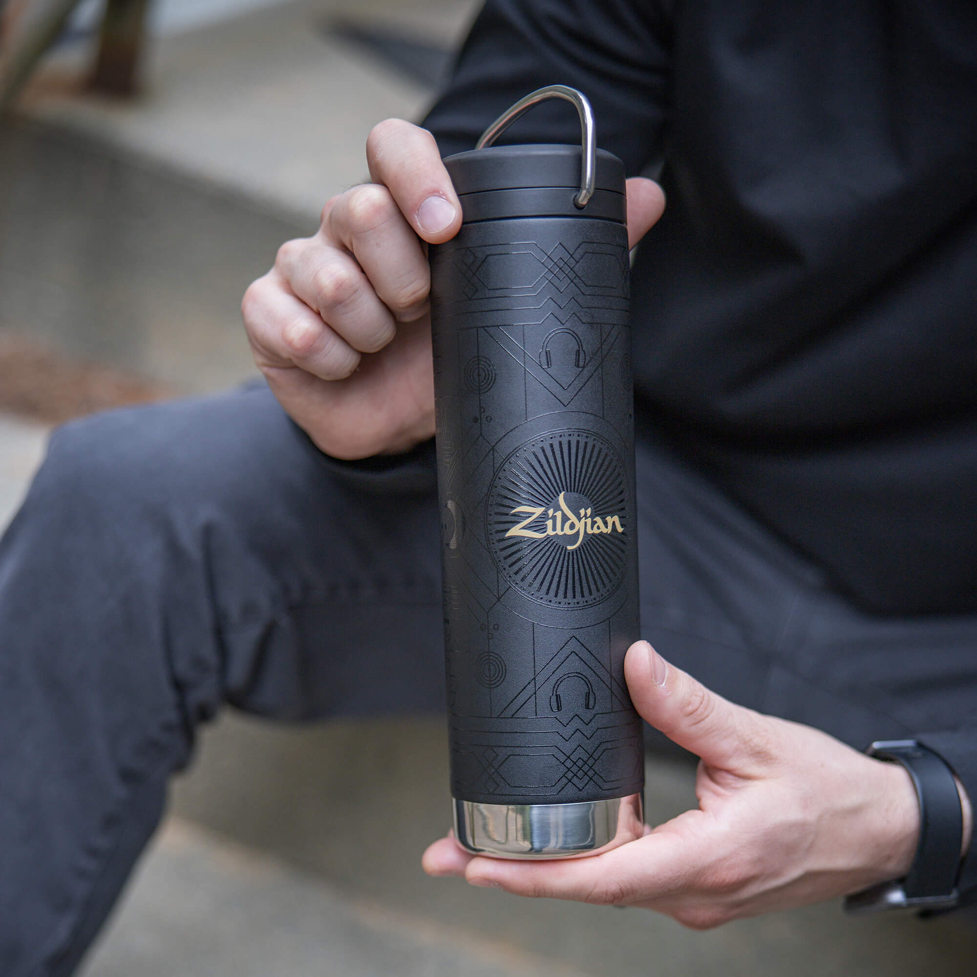Zildjian Klean Kanteen Trinkflasche 20oz schwarz matt
