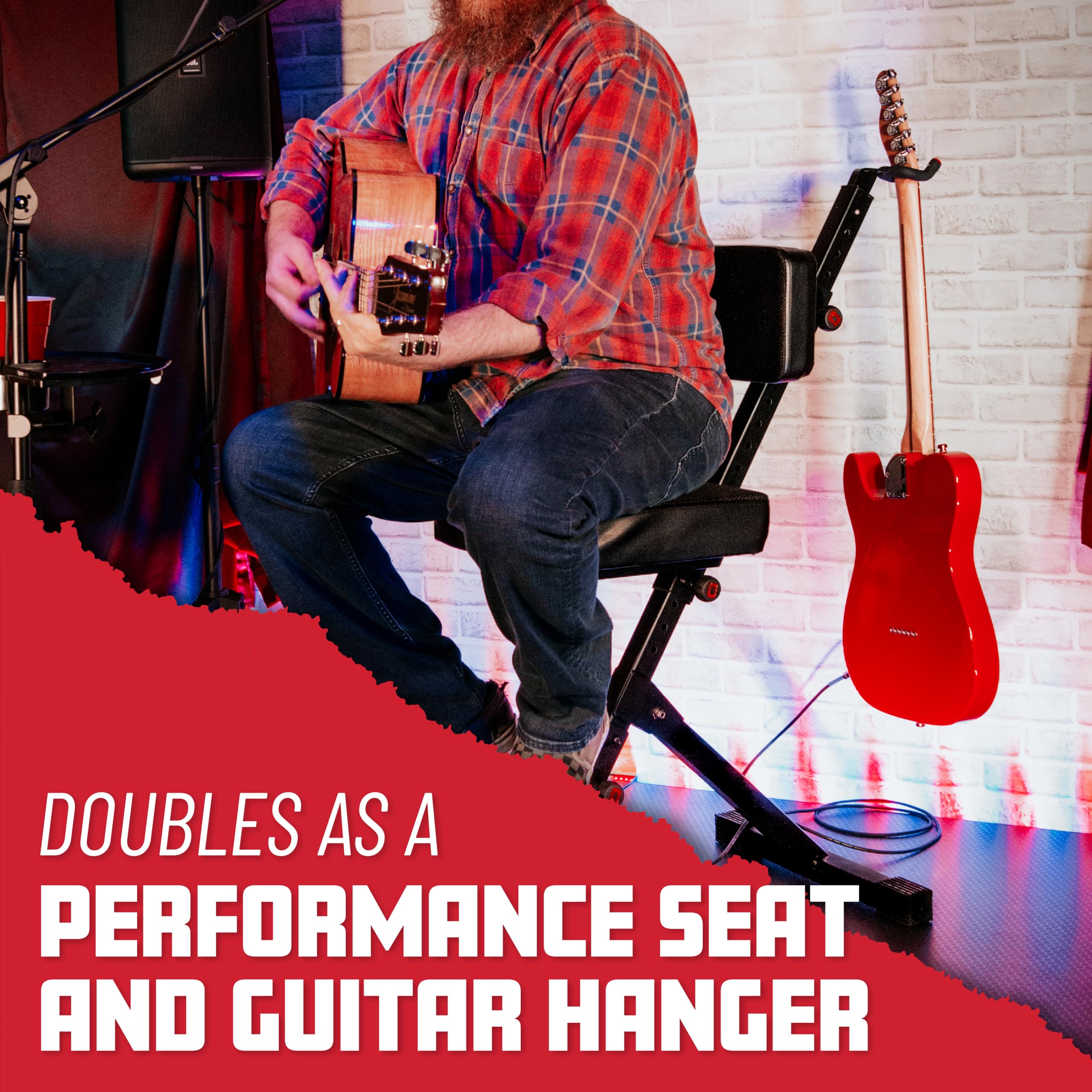 Gator Frameworks GFW-GTR-SEATDLX Gitarrensitz höhenverstellbar