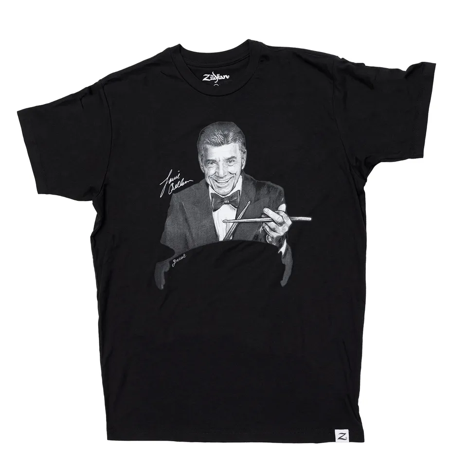 Zildjian Legends Louie Bellson T-Shirt Schwarz Baumwolle