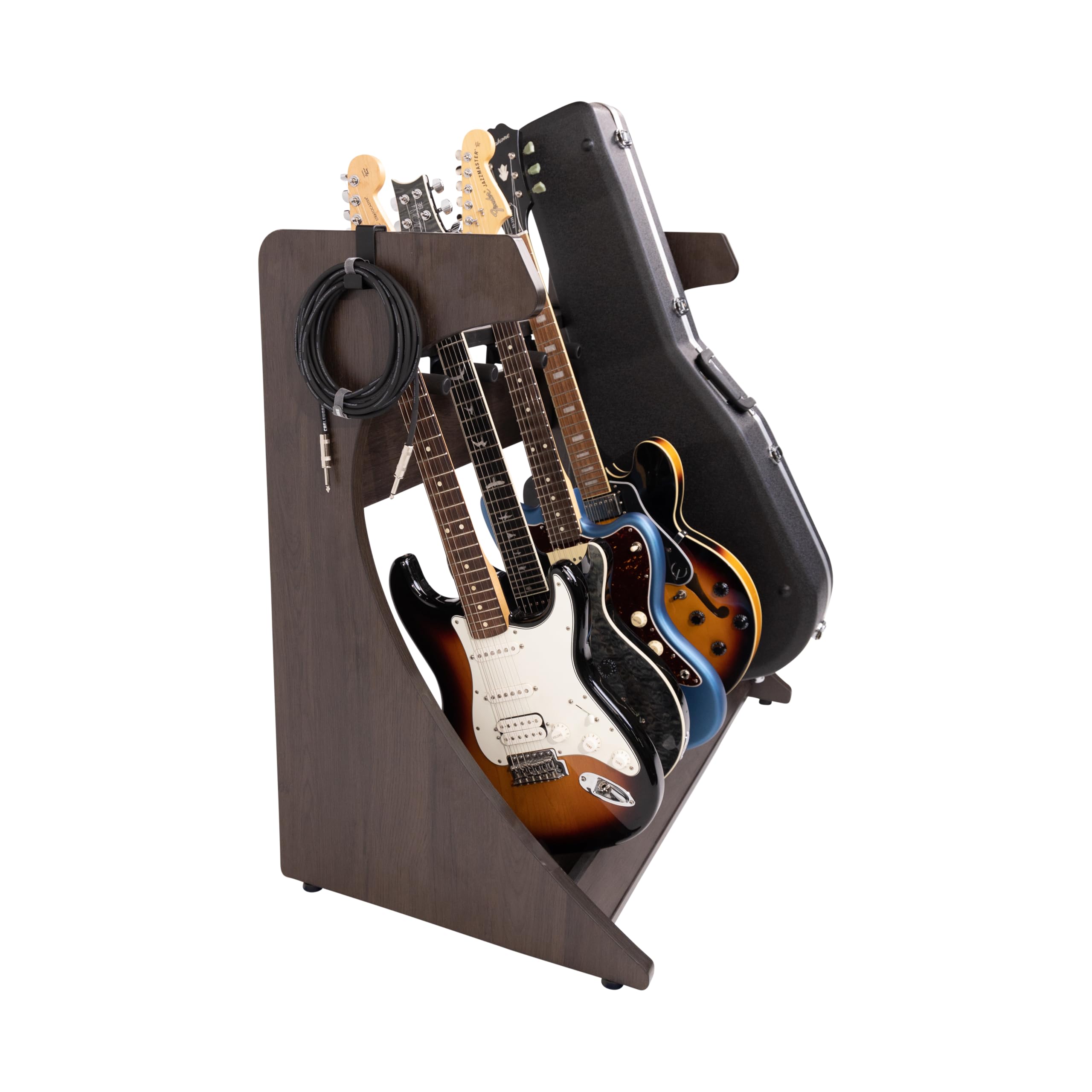 Gator Elite GFW-ELITEGTR5RK Gitarren-Rack 5fach Walnuss