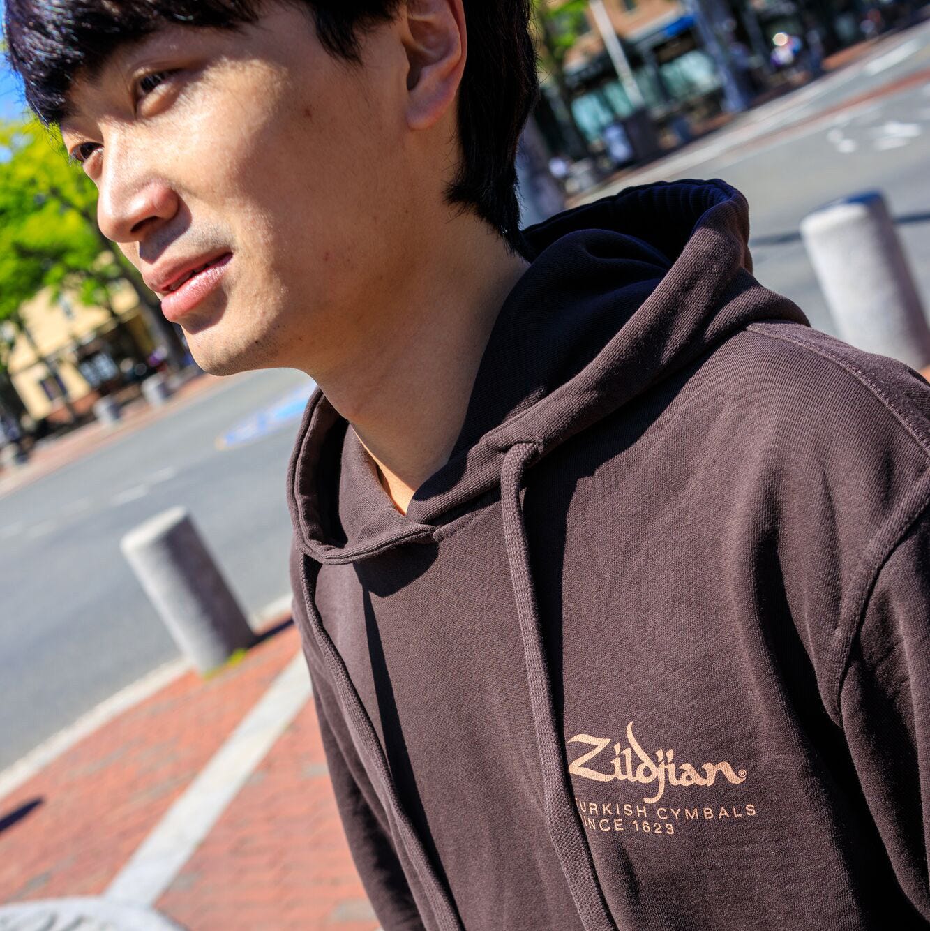 Zildjian Limited Edition Hoodie Kapuzenpullover Baumwolle Braun