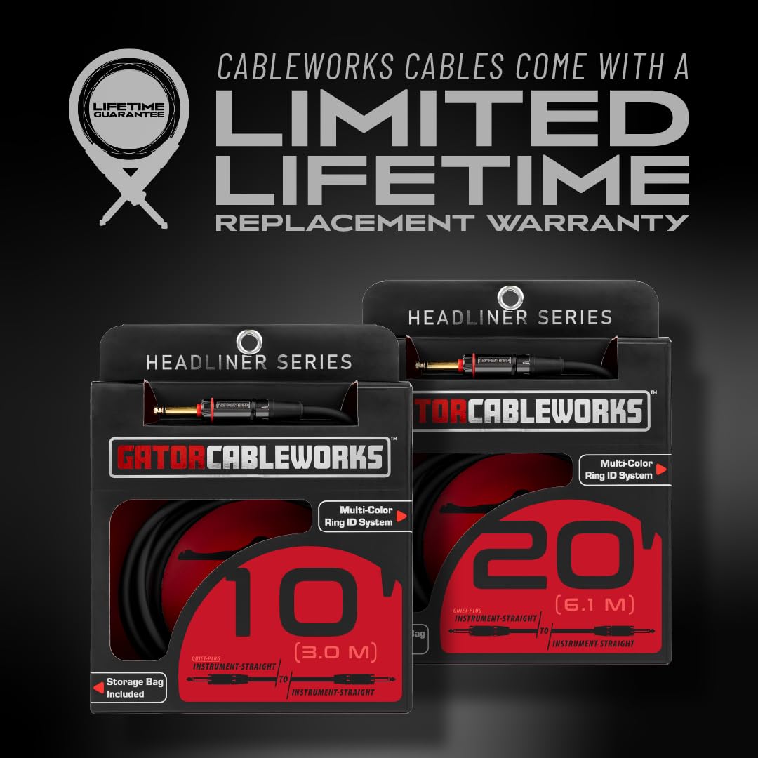 Gator Cableworks GCWH-INS-20QT Instrumentenkabel 6m