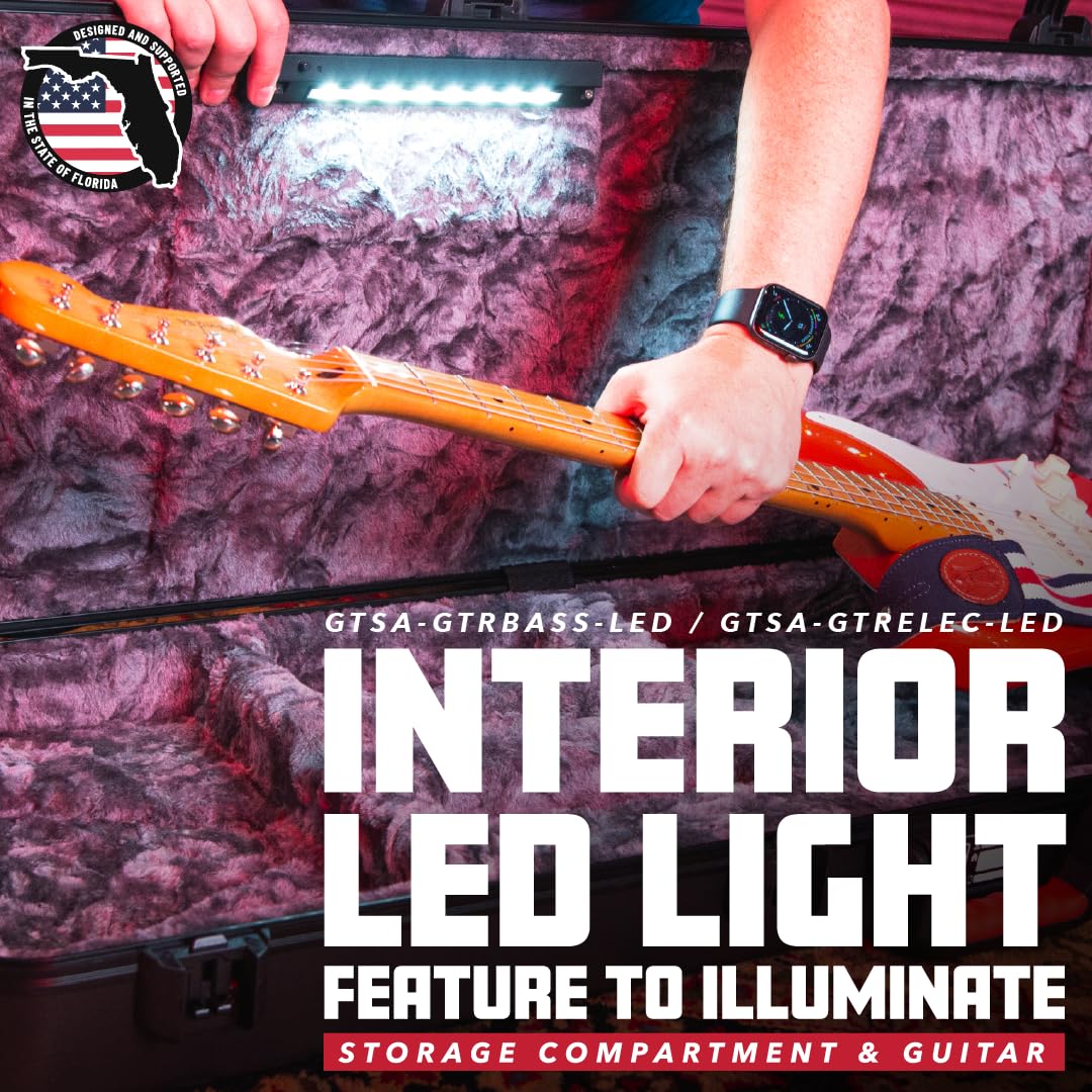 Gator GTSA-GTRELEC-LED E-Gitarrenkoffer Hartschale mit LED