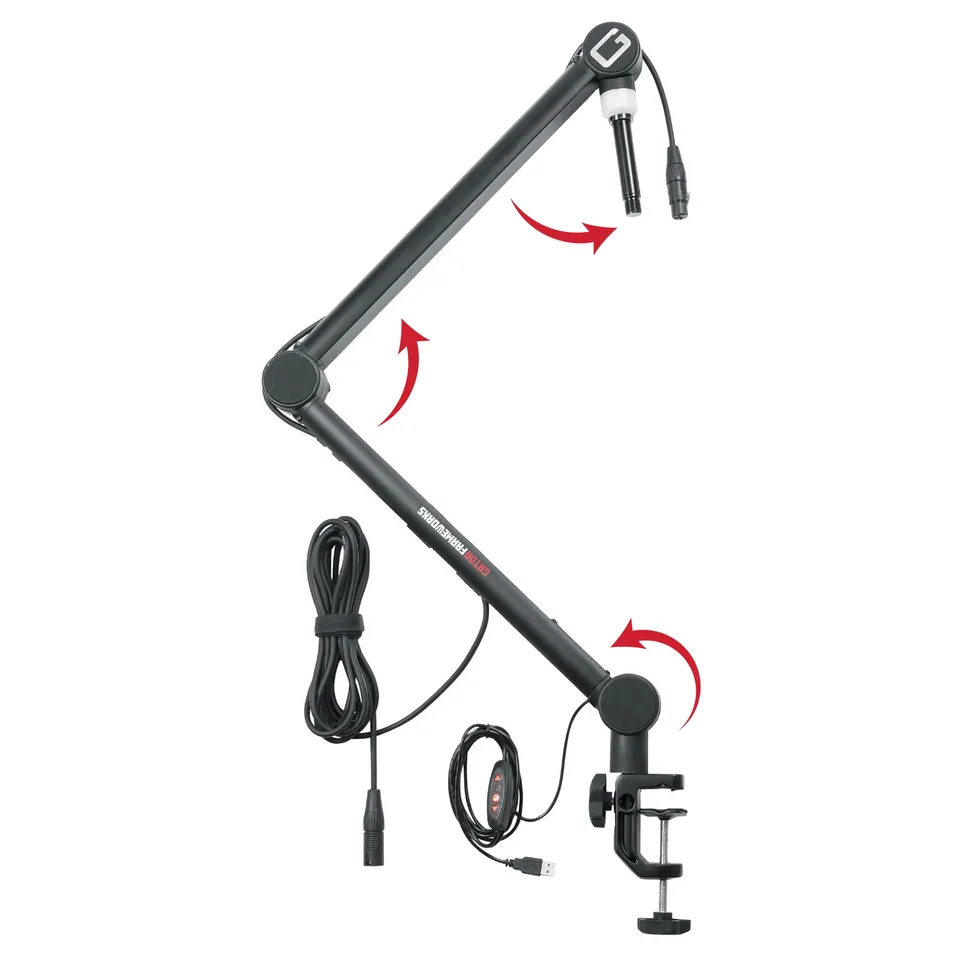 Gator Frameworks GFWMICBCBM4000 Mikrofonarm mit LED
