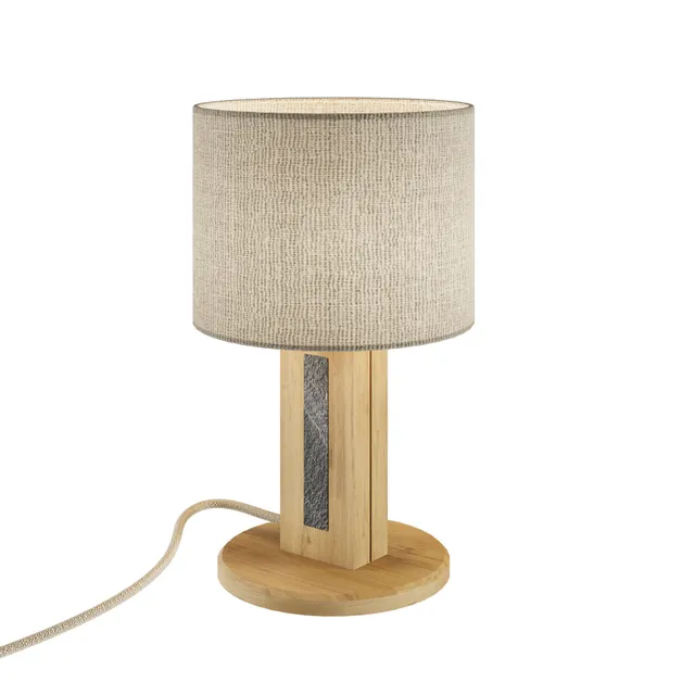 Elobra Living Chile S Tischleuchte Holz Nachttisch