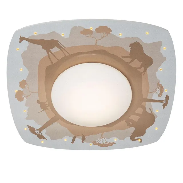 Elobra Kids Deckenleuchte LED Scandi Savanne orange 58cm