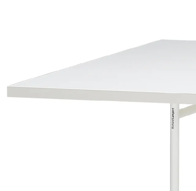Richard Lampert Tisch 140x80 Melamin Weiß Kante
