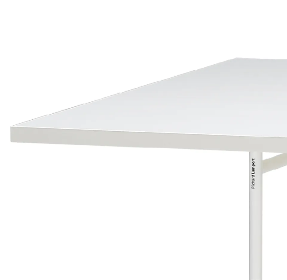 Richard Lampert Tisch 140x80 Melamin Weiß Kante
