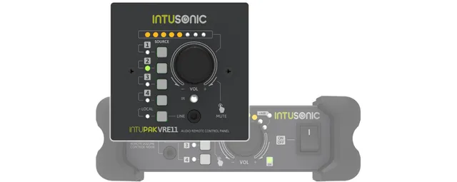 INTUSONIC INTUPAK VRE11 Wandpanel RS485 mit Fernbedienung