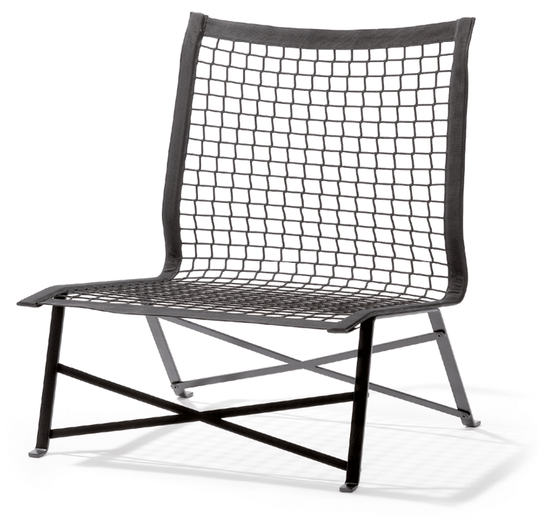 Richard Lampert Tie-Break Sessel Tennisnetz Outdoor