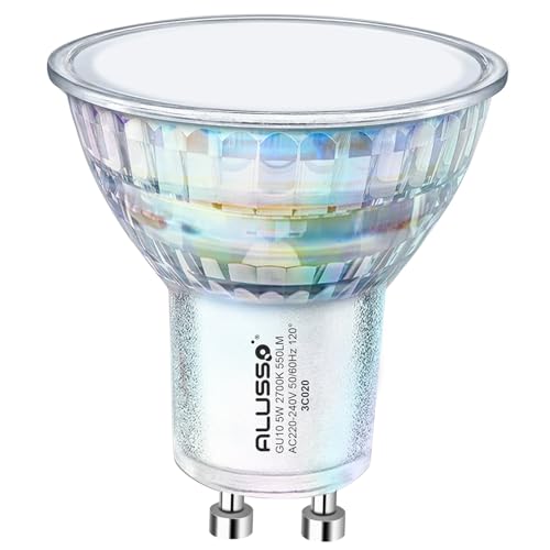 Alusso Bulb GU10 LED Birne 3W Glas nicht dimmbar