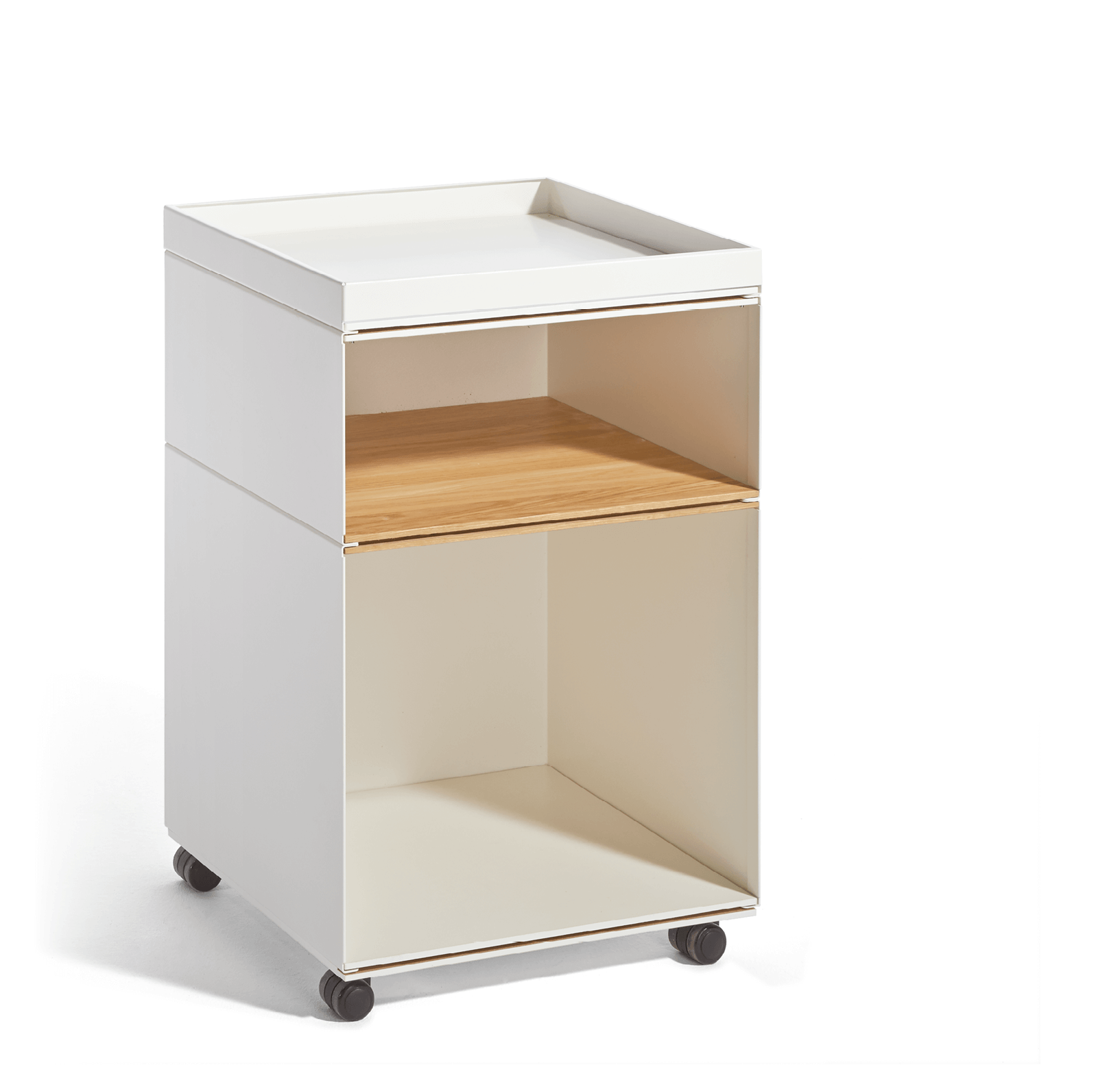 Richard Lampert STAK Regal Stahlblech Holz Rollcontainer
