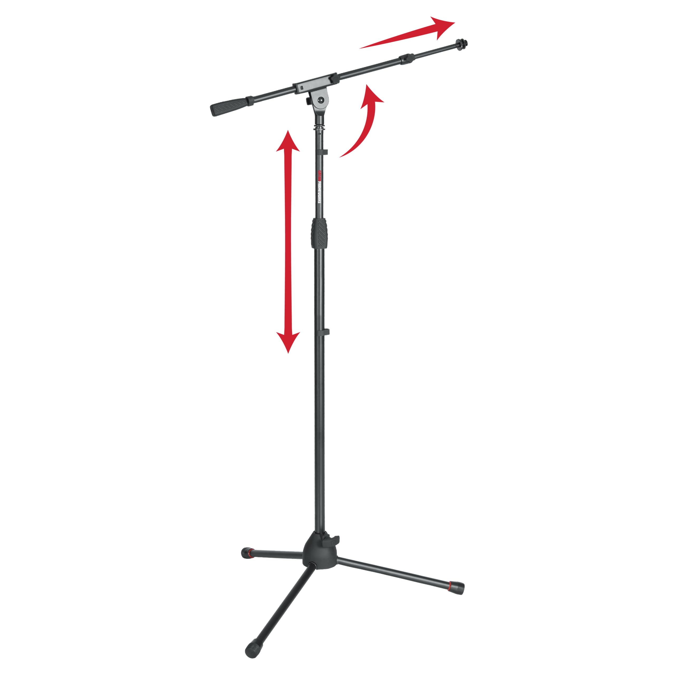 Gator Frameworks GFW-MIC-2020 Mikrofonständer Stativ Galgen schwarz