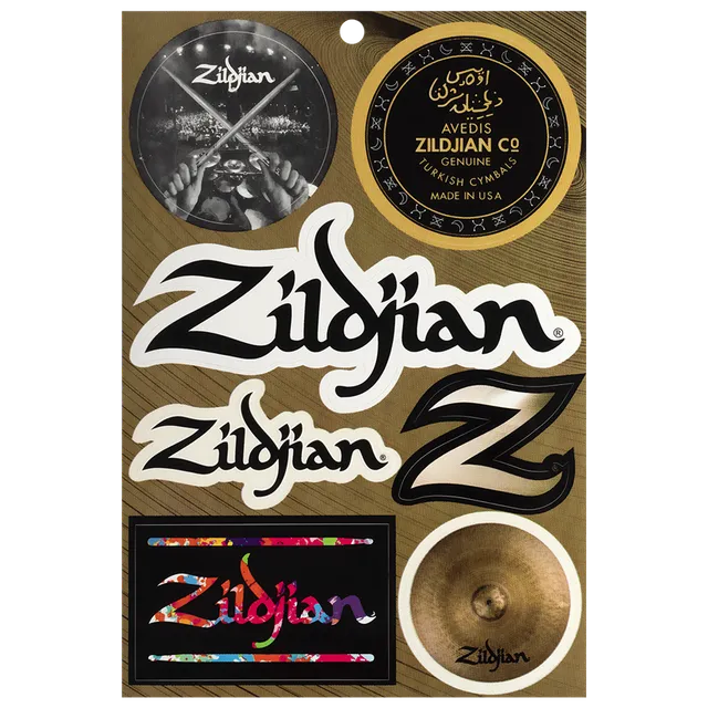 Zildjian Apparel & Gifts Vinyl Sticker Sheet 7 Aufkleber wetterfest