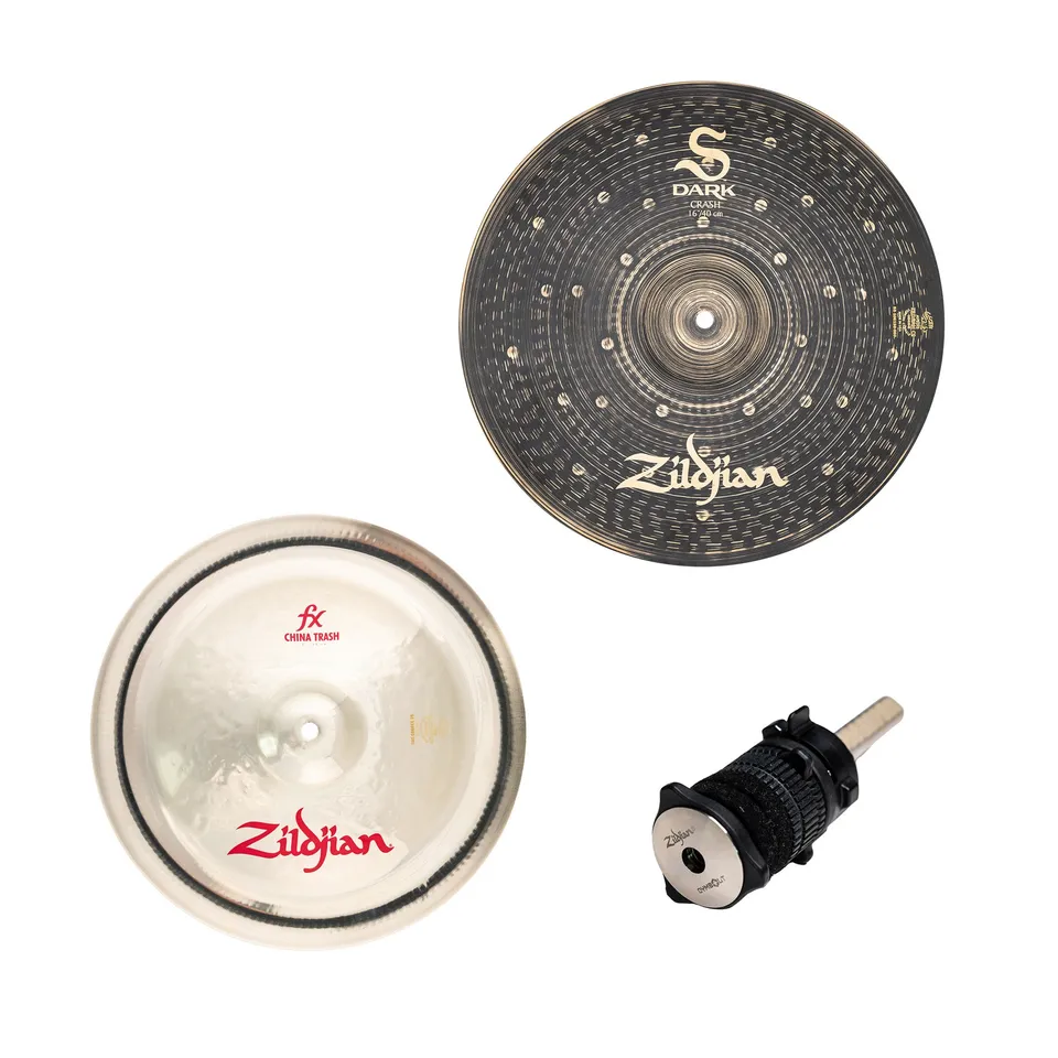 Zildjian FX 16" Shadow Wash Stack Becken dunkel