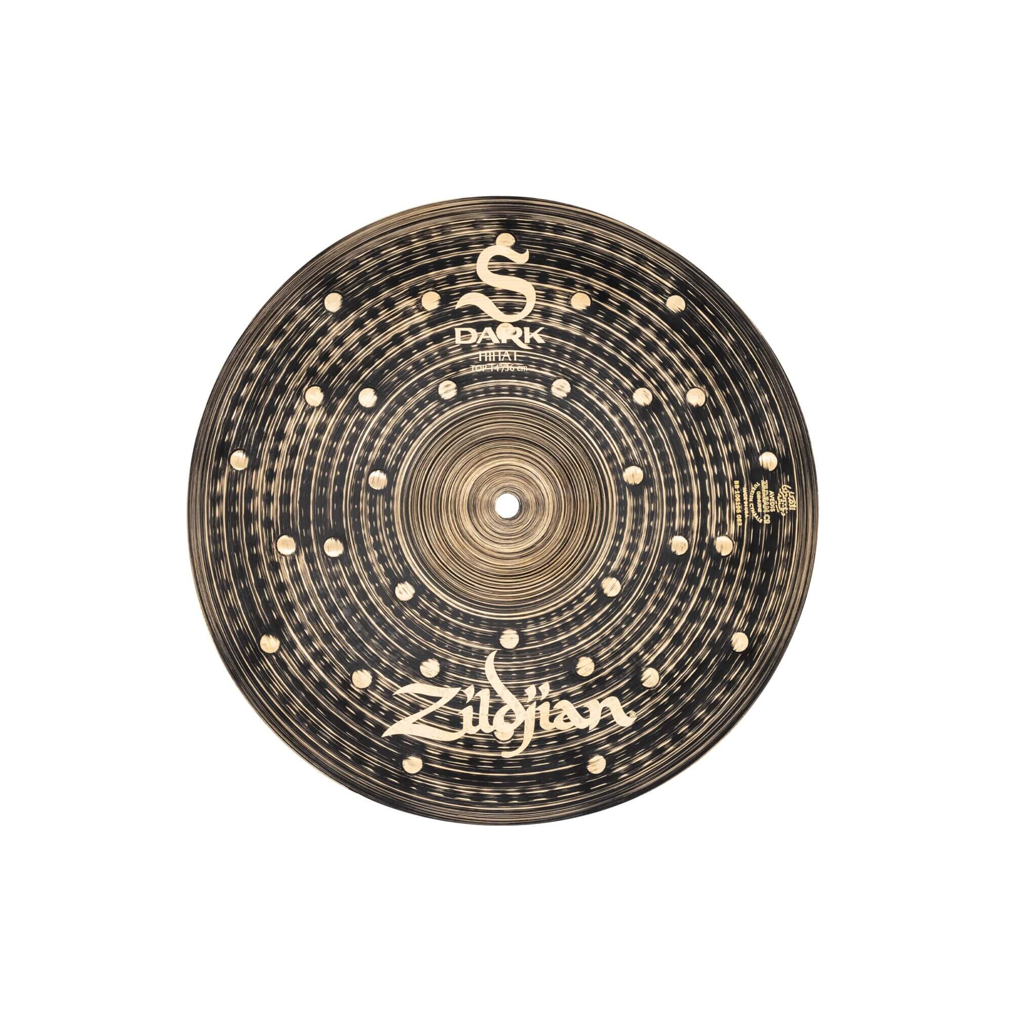 Zildjian S Dark HiHat Becken 14 Zoll Paar dunkel