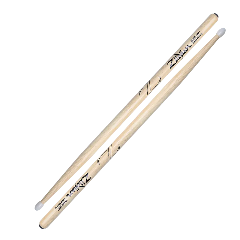 Zildjian 5B Anti-Vibe Drumsticks Nylon Hickory Paar