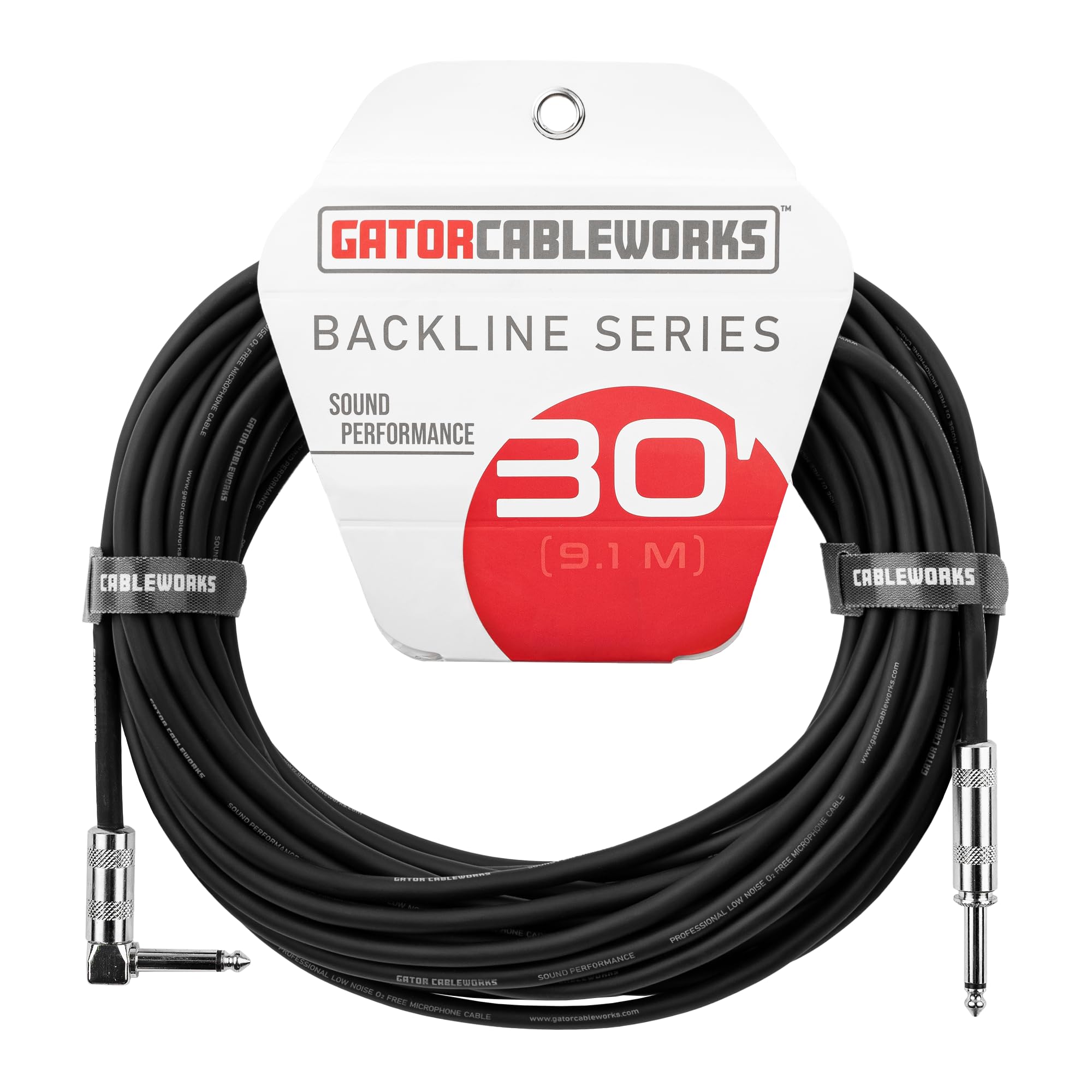 Gator Cables GCWB-INS-30RA Audiokabel 9m Winklig