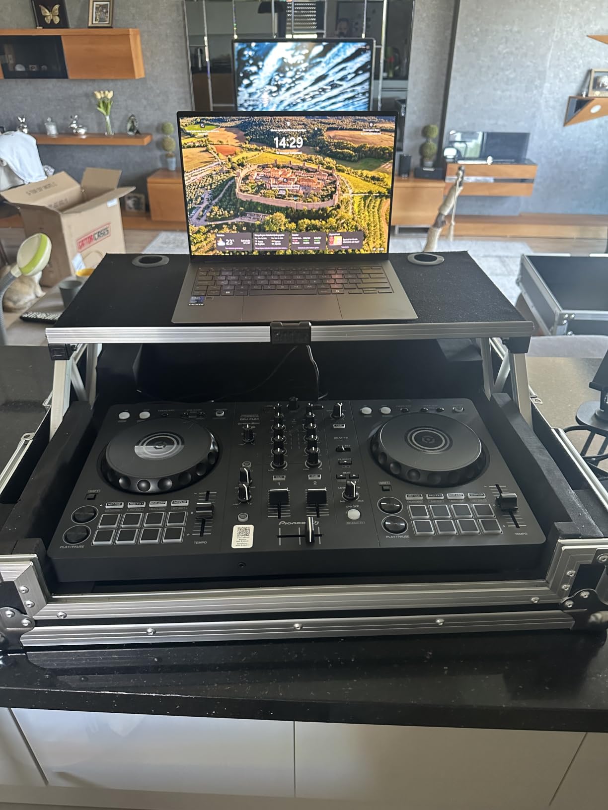 Gator G-Tour G-TOURDSPUNICNTLC DJ-Koffer mit Laptopablage