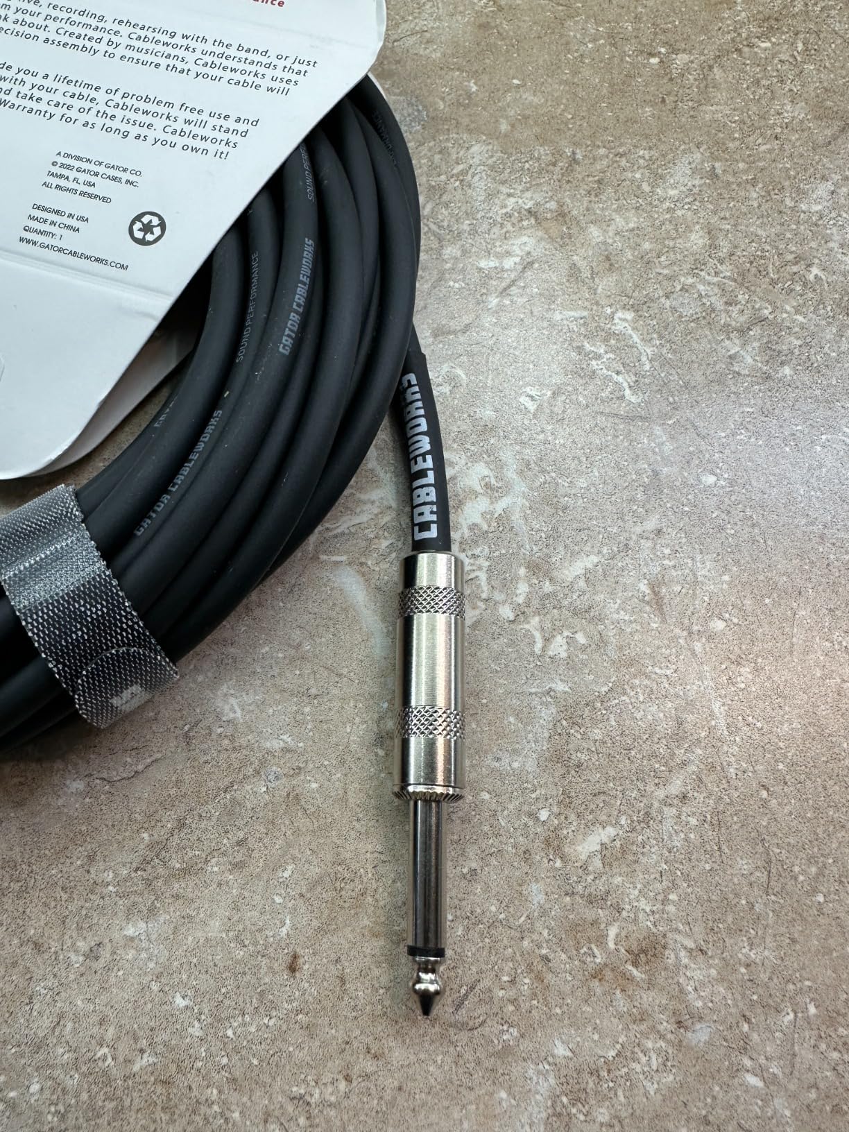 Gator Cableworks Backline Patchkabel 6 Inch 15 cm