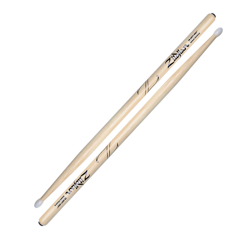 Zildjian 5B Anti-Vibe Drumsticks Nylon Hickory Paar