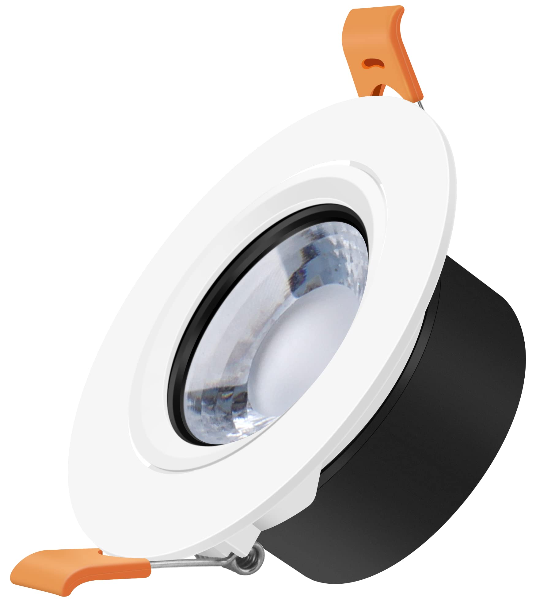 Alusso Recessed Ceiling Light 7W Einbaustrahler Schwenkbar 12er Set