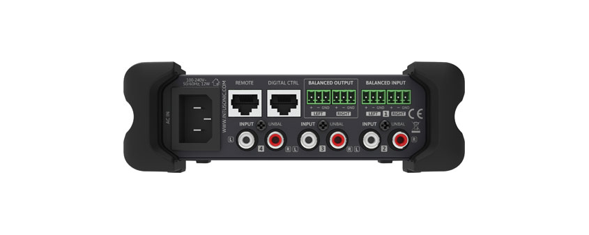 Intusonic INTUPAK VLA42 Audiomixer 4-Kanal mit Fernbedienung
