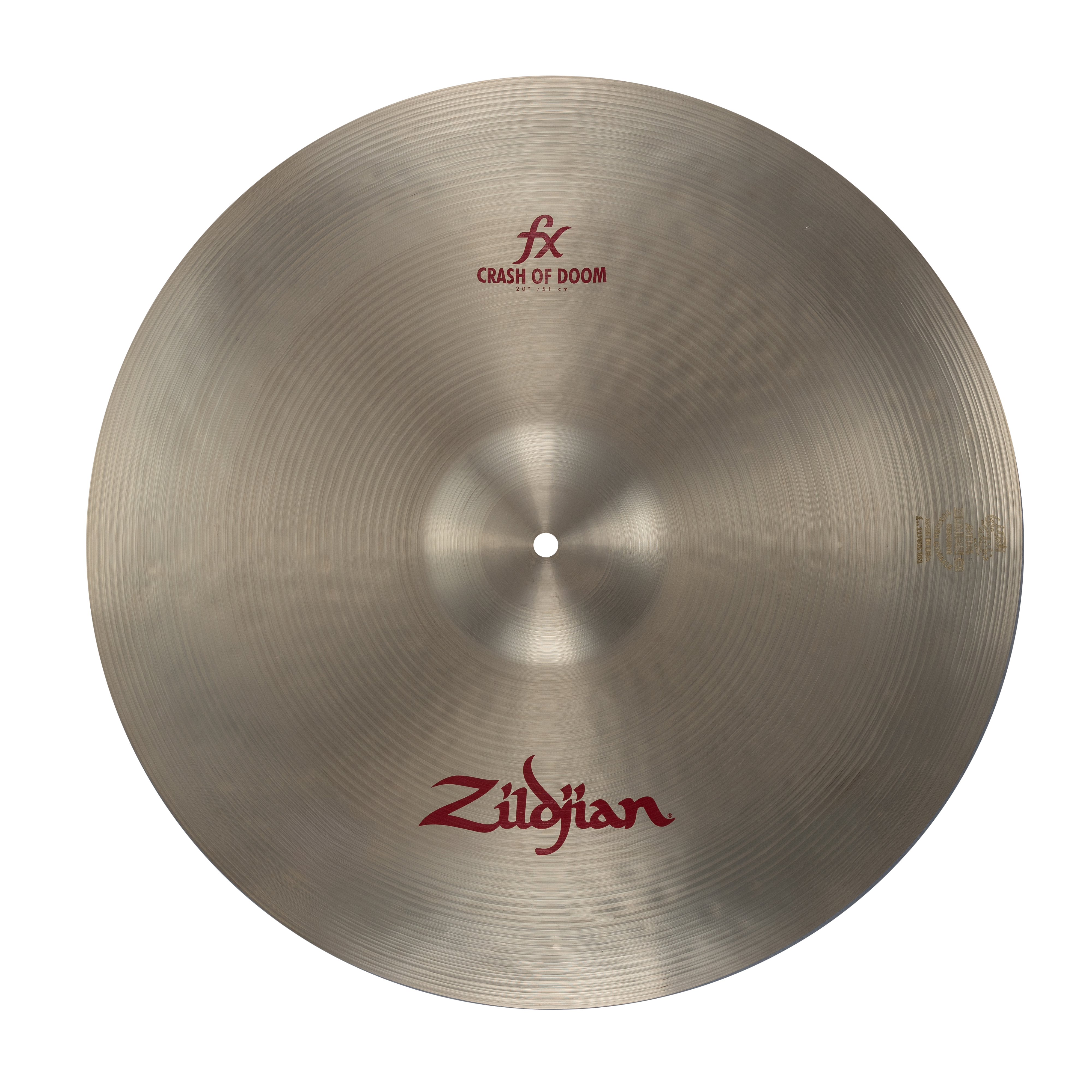 Zildjian FX Crashes of Doom Crash-Becken 20 Zoll trashig dunkel