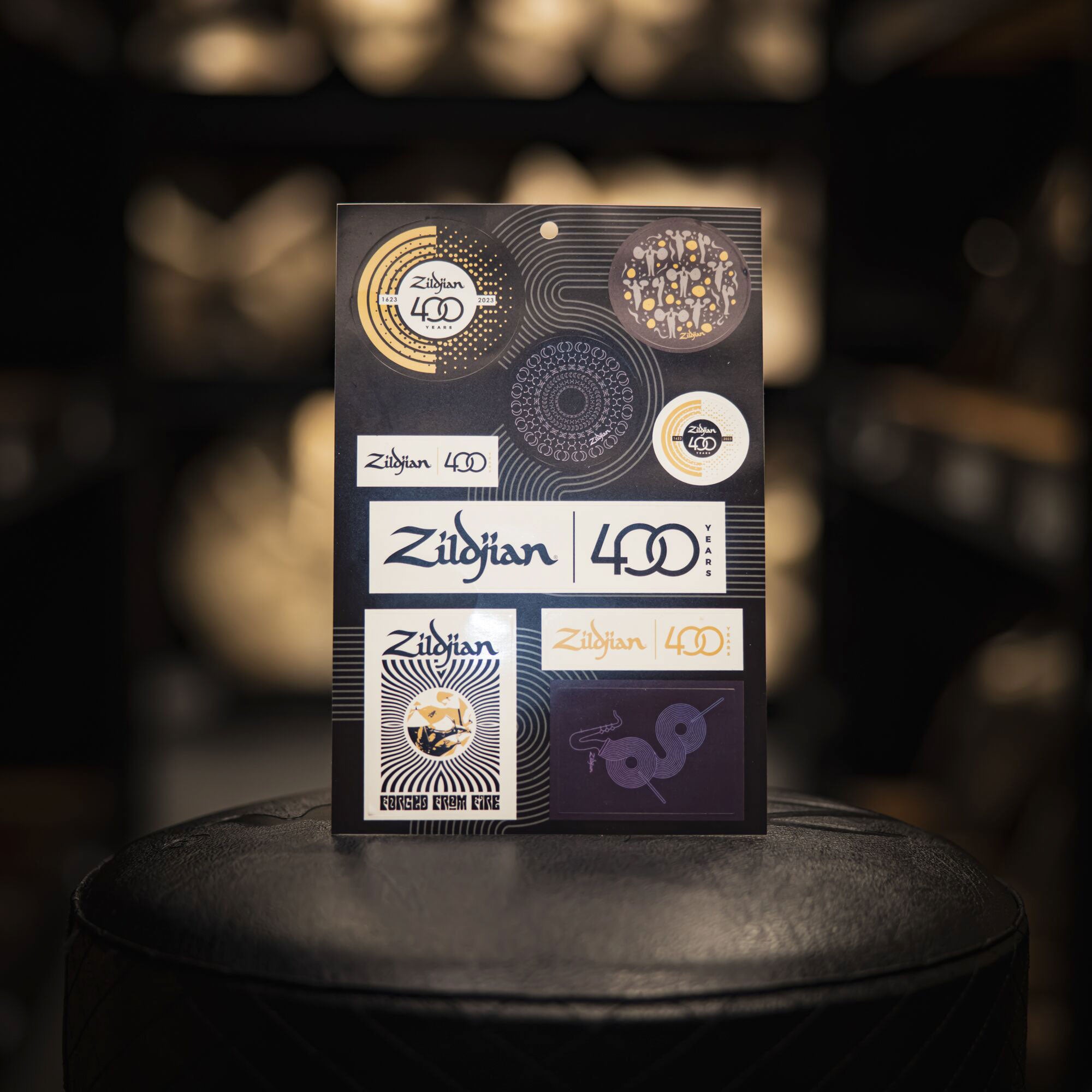 Zildjian 400th Anniversary Sticker Sheet 9 Vinyl Aufkleber
