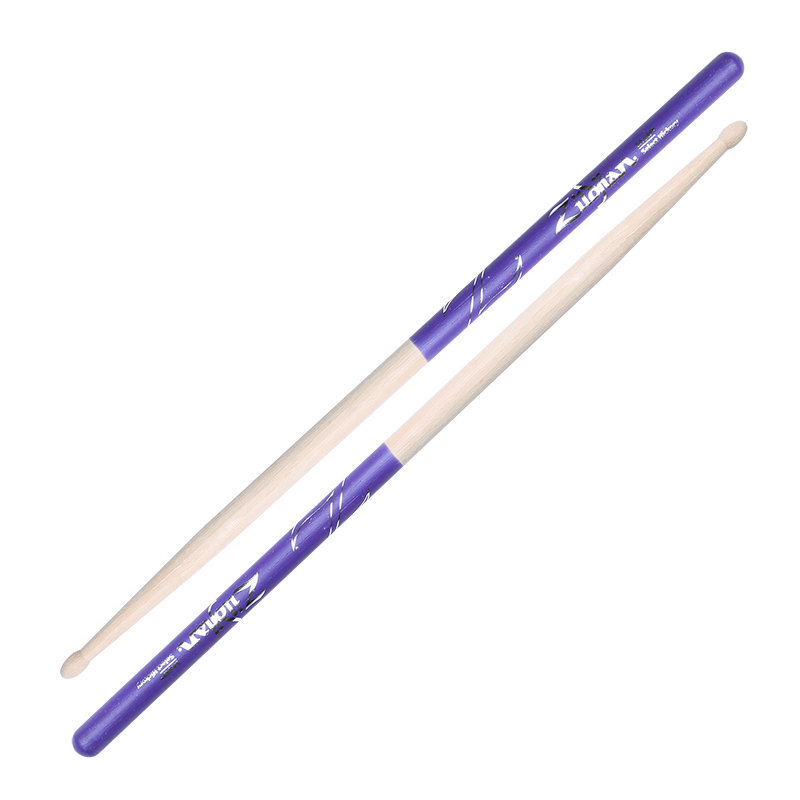 Zildjian 5A Purple DIP Drumsticks Sticks Grip
