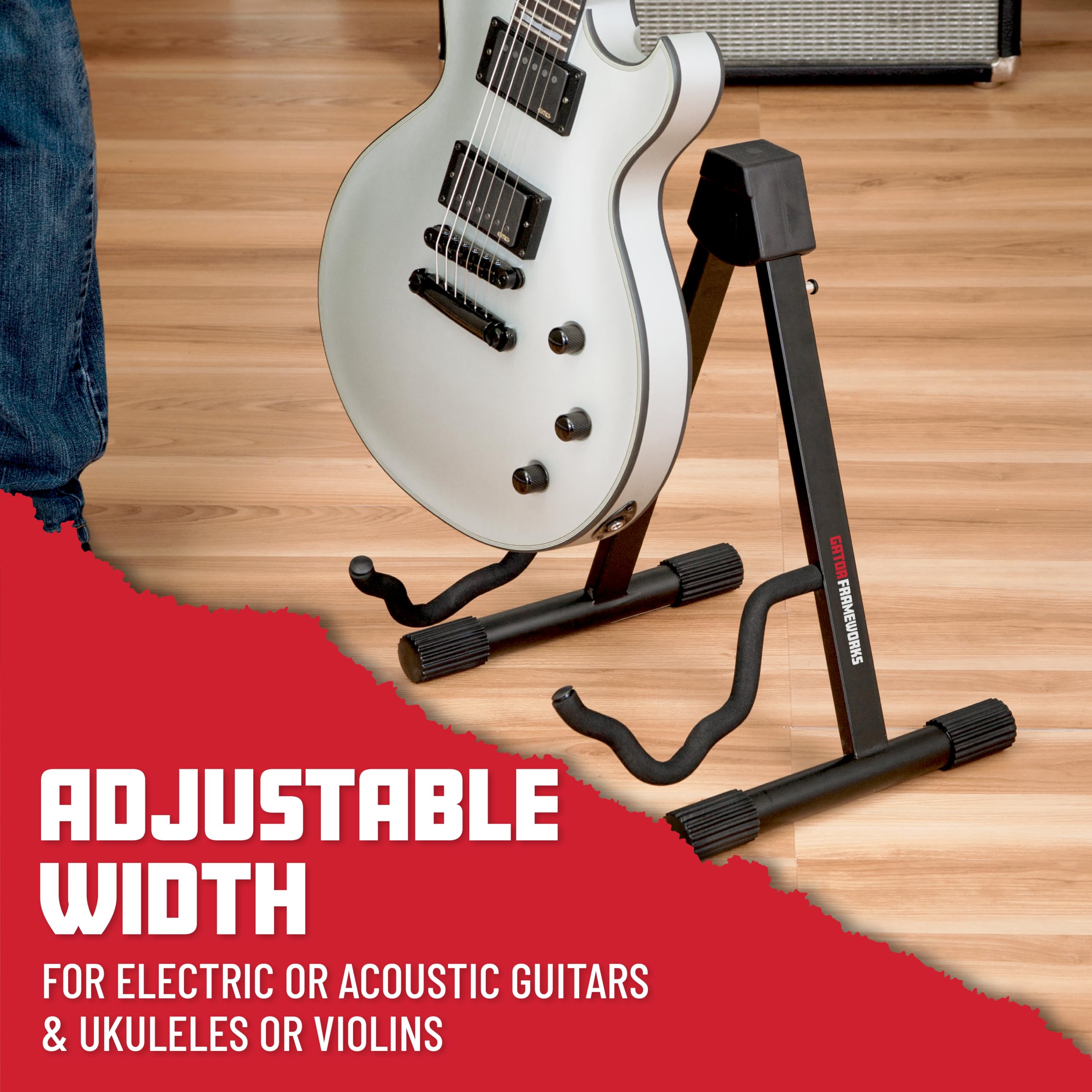 Gator Frameworks GFW-GTRA-4000 Gitarrenständer A-Rahmen Schwarz