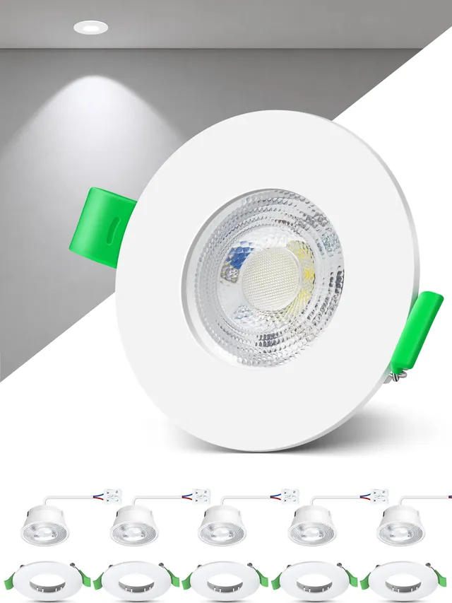 Alusso Einbaustrahler LED 6000K weiß 68-75mm 5W IP44