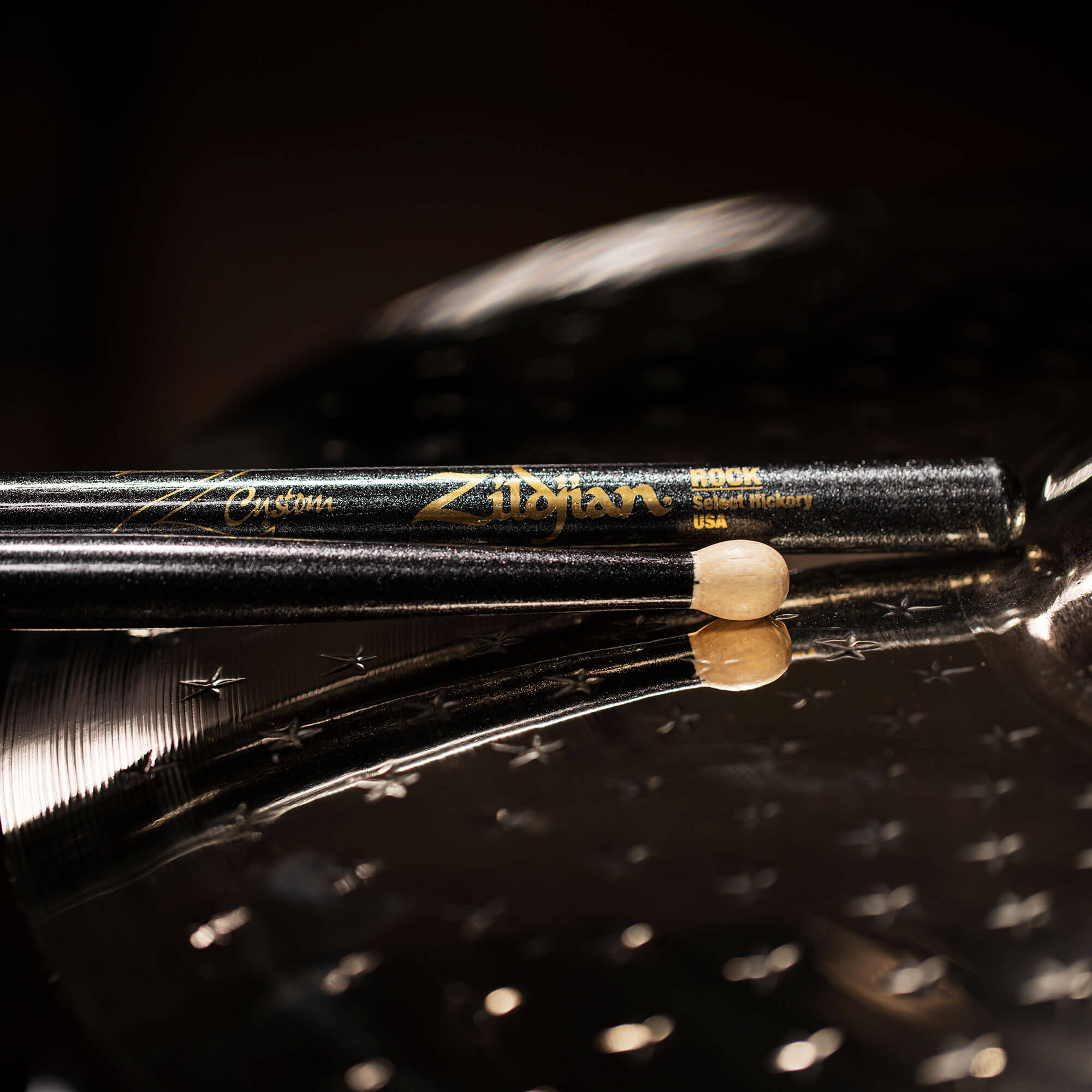 Zildjian Z Custom LE Drumsticks Rock Black Chroma Holz
