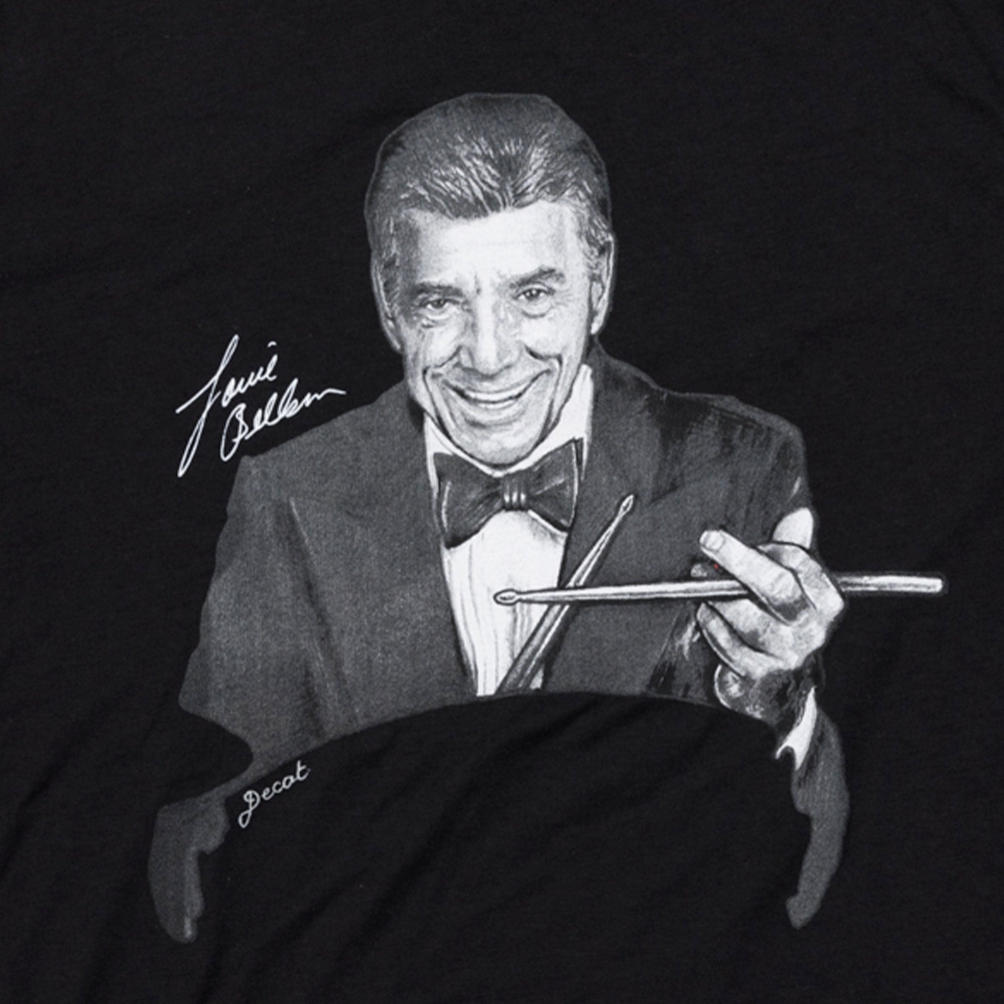 Zildjian Legends Louie Bellson T-Shirt Schwarz Baumwolle