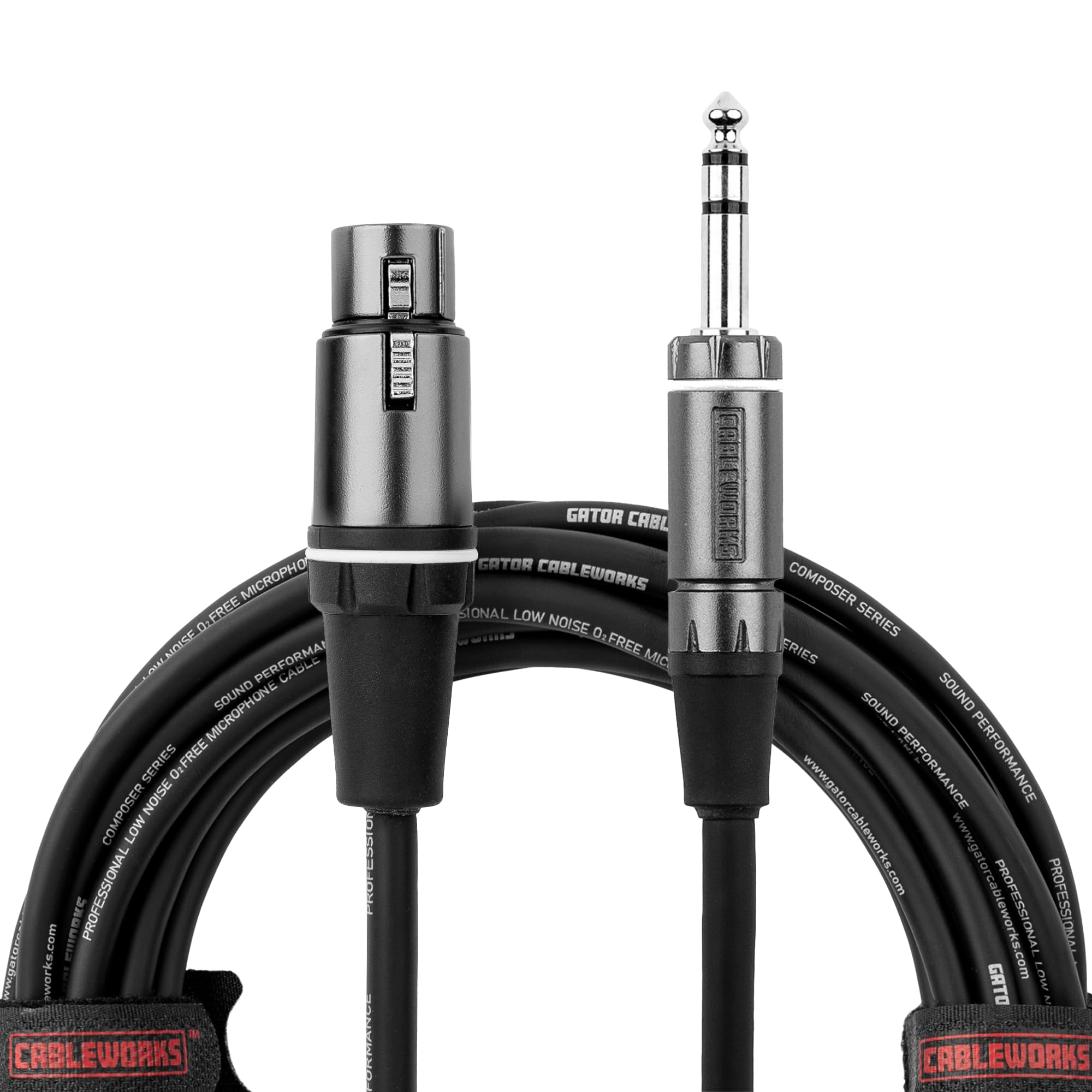 Gator Cableworks GCWC-XLR-05FTRS Mikrofonkabel 1,5m XLR-TRS