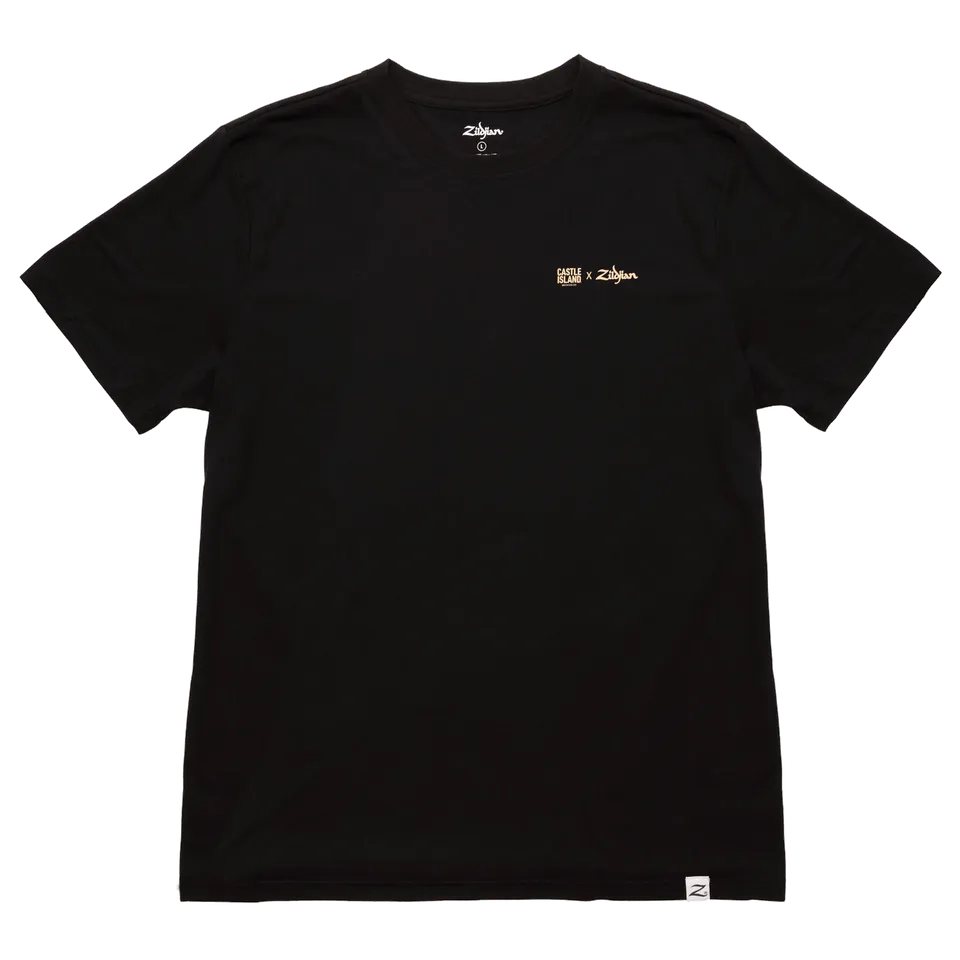 Zildjian Resonant Groove Encore T-Shirt schwarz Castle Island